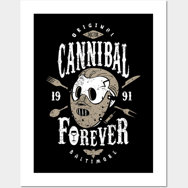 Cannibal Forever Wall Art by Olipop